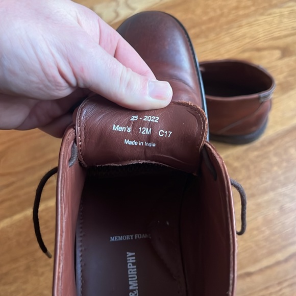 Johnston & Murphy brown Chukka w/memory foam soles. main image 4